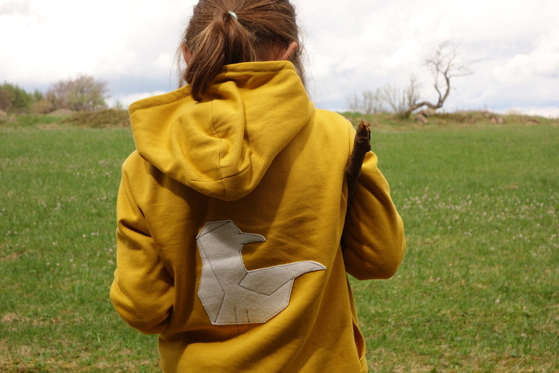 Bio Sweatjacke für Kinder "Strandhafer", pflaume