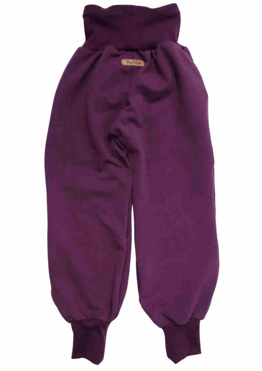 Bio-Sweathose für Kinder, "Fichte", pflaume