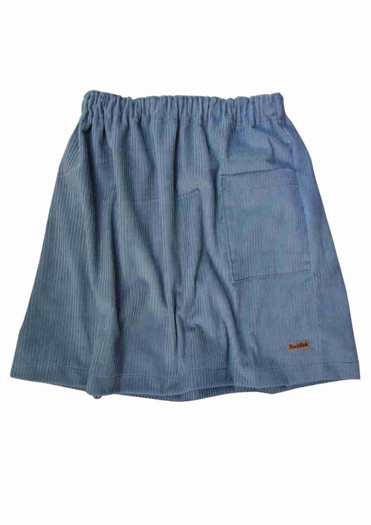 Cordrock in Midi-Länge mit Tasche