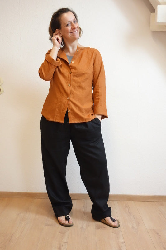 Leinenhemd "Oregano" für Damen