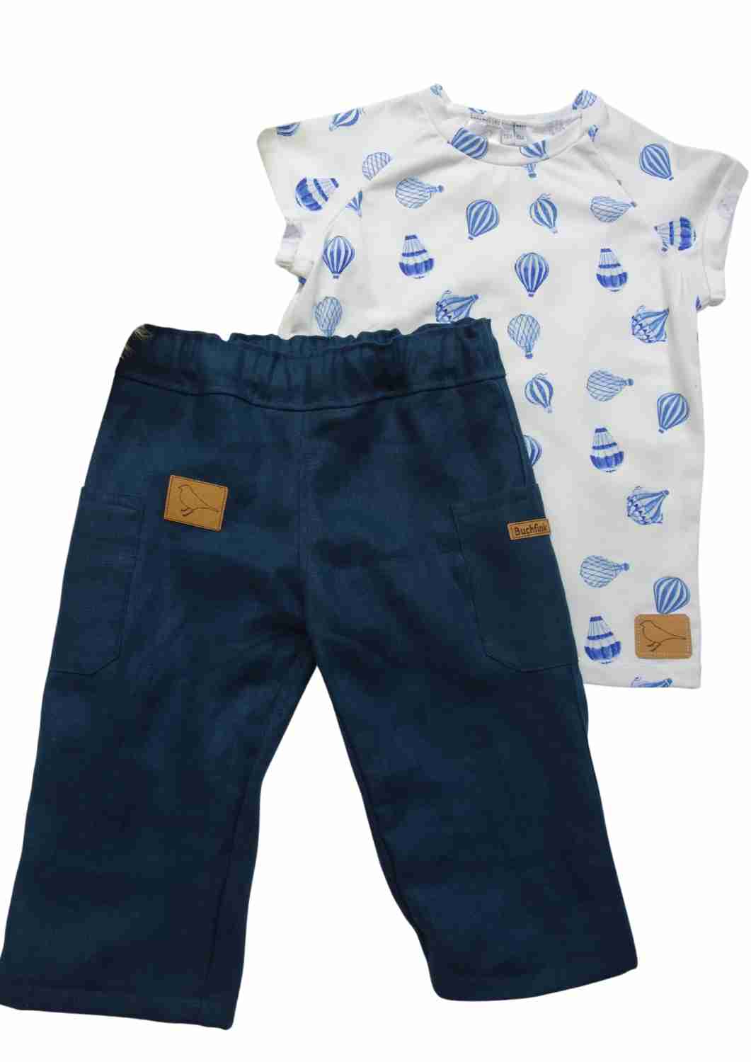 3/4 Leinenhose für Kinder "Walnuss"