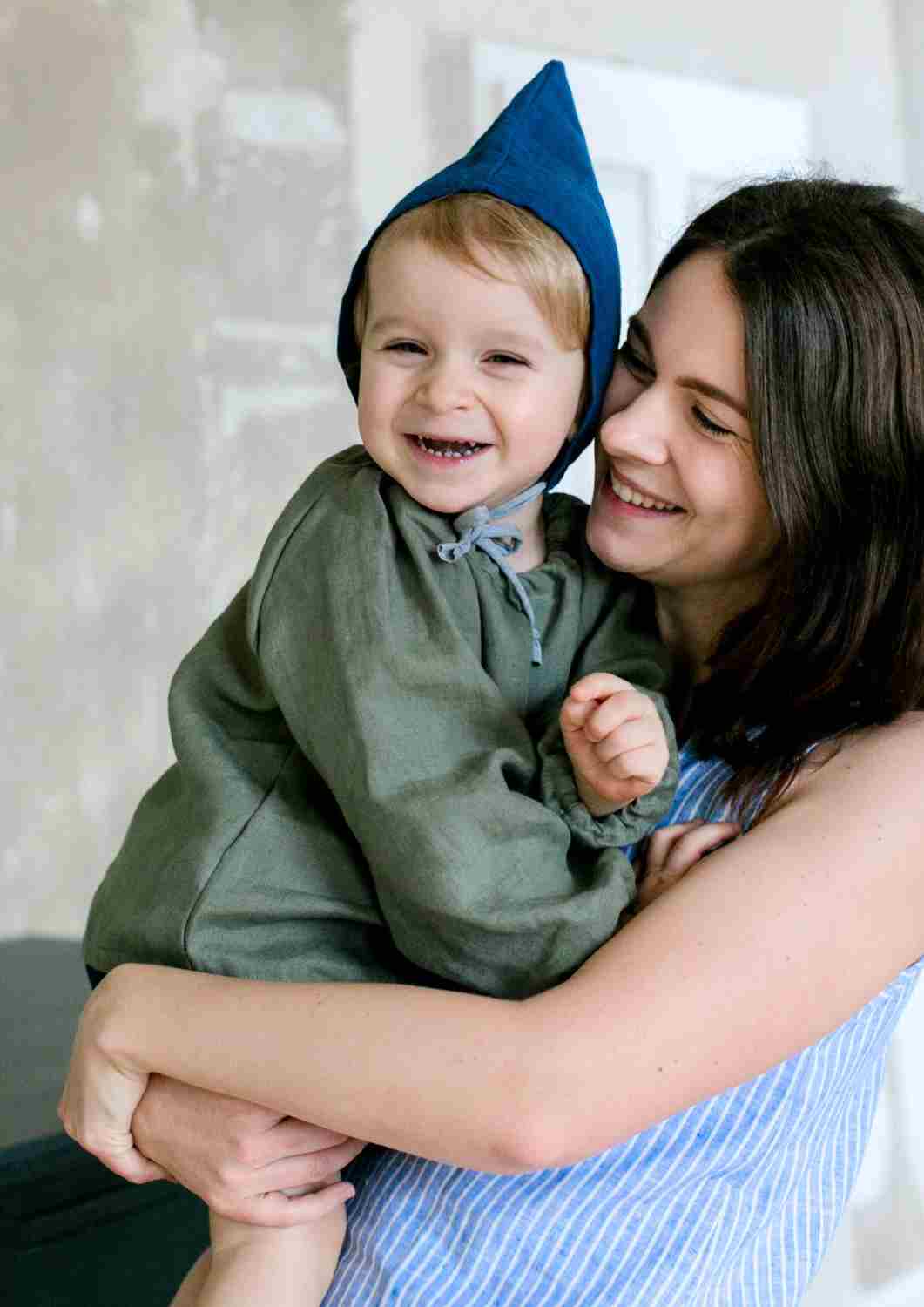 Leinenbluse "Kamille", langarm