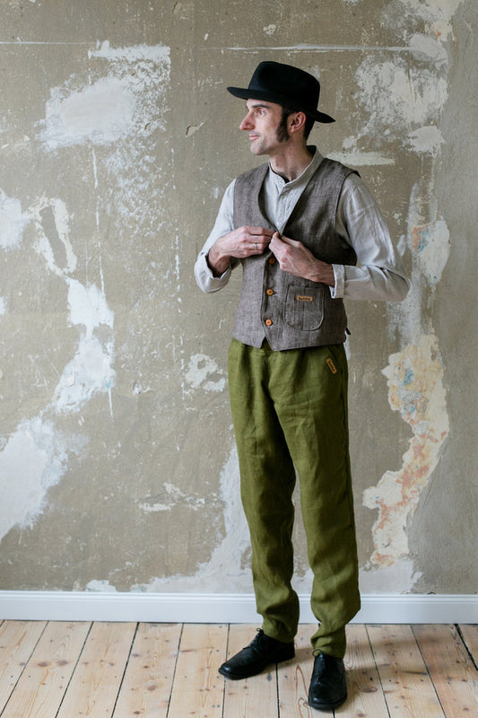 Leinenhose für Herren "Birke"