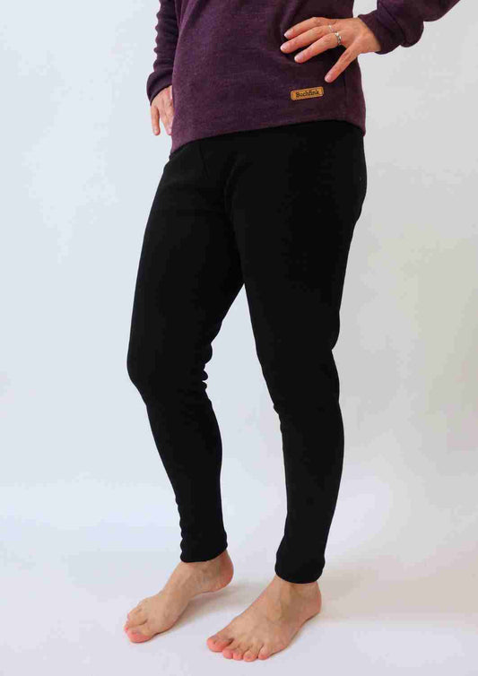 Merinoleggings für Damen, "Erle" , verschiedene Farben