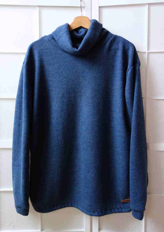 Merinopullover für Damen "Pusteblume", Rollkragen