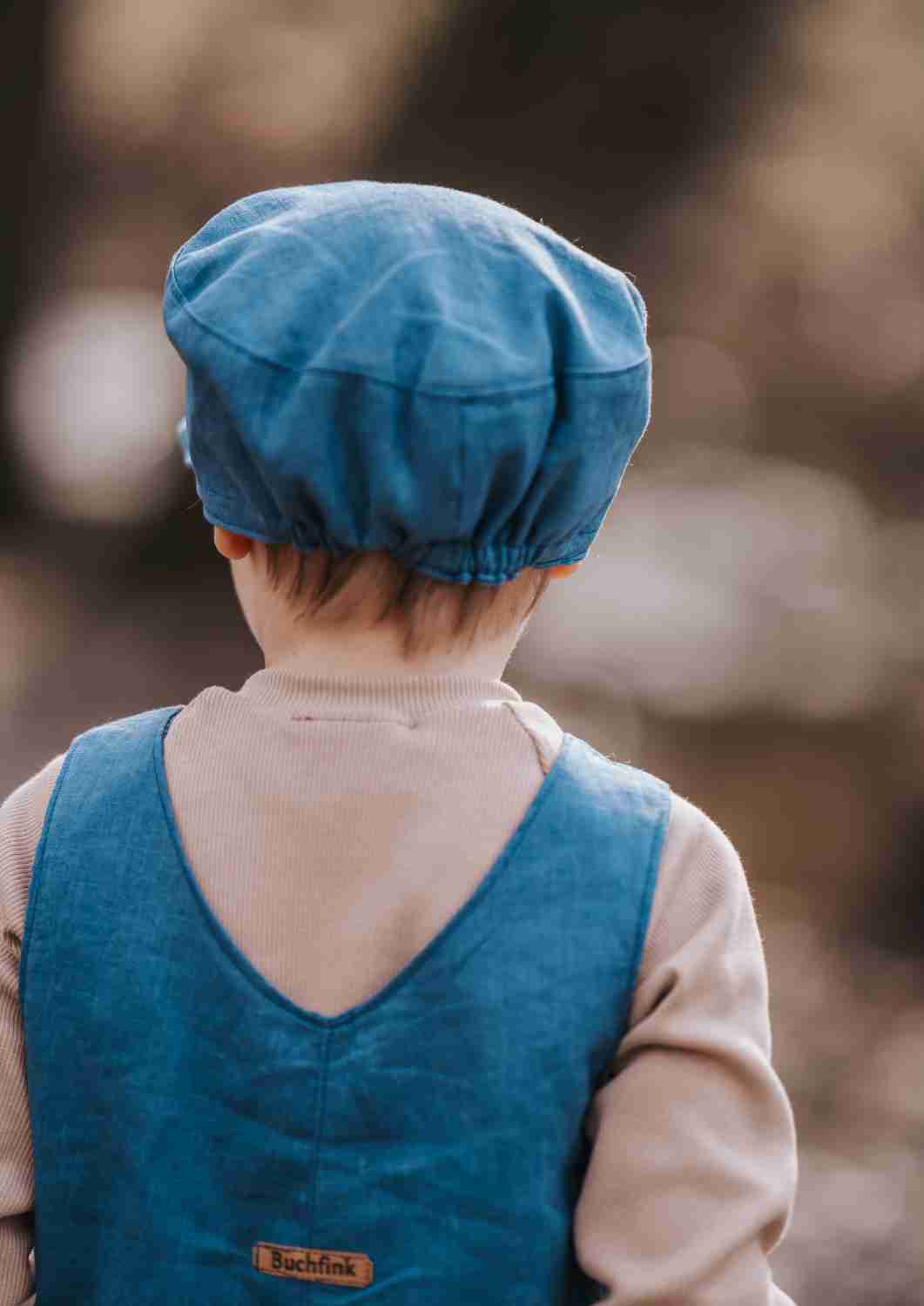 Michelmütze aus Leinen "Wiesenknopf"