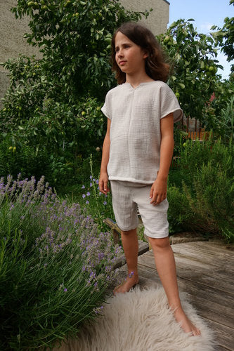 Bio Musselinshirt für Kinder "Thymian"