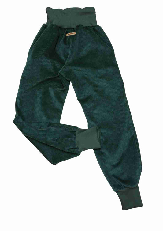 versandbereit Pumphose aus Cord "Kastanie", dunkelgrün, 122/128