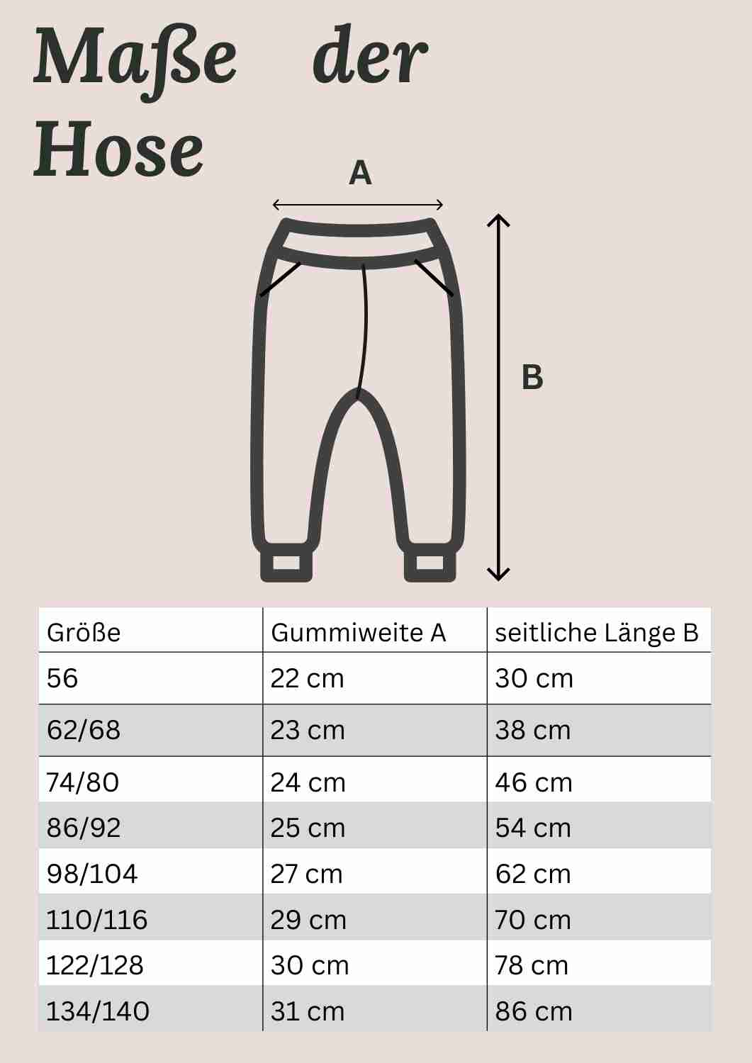 versandbereit Pumphose aus Cord "Kastanie", olive, 74 bis 104