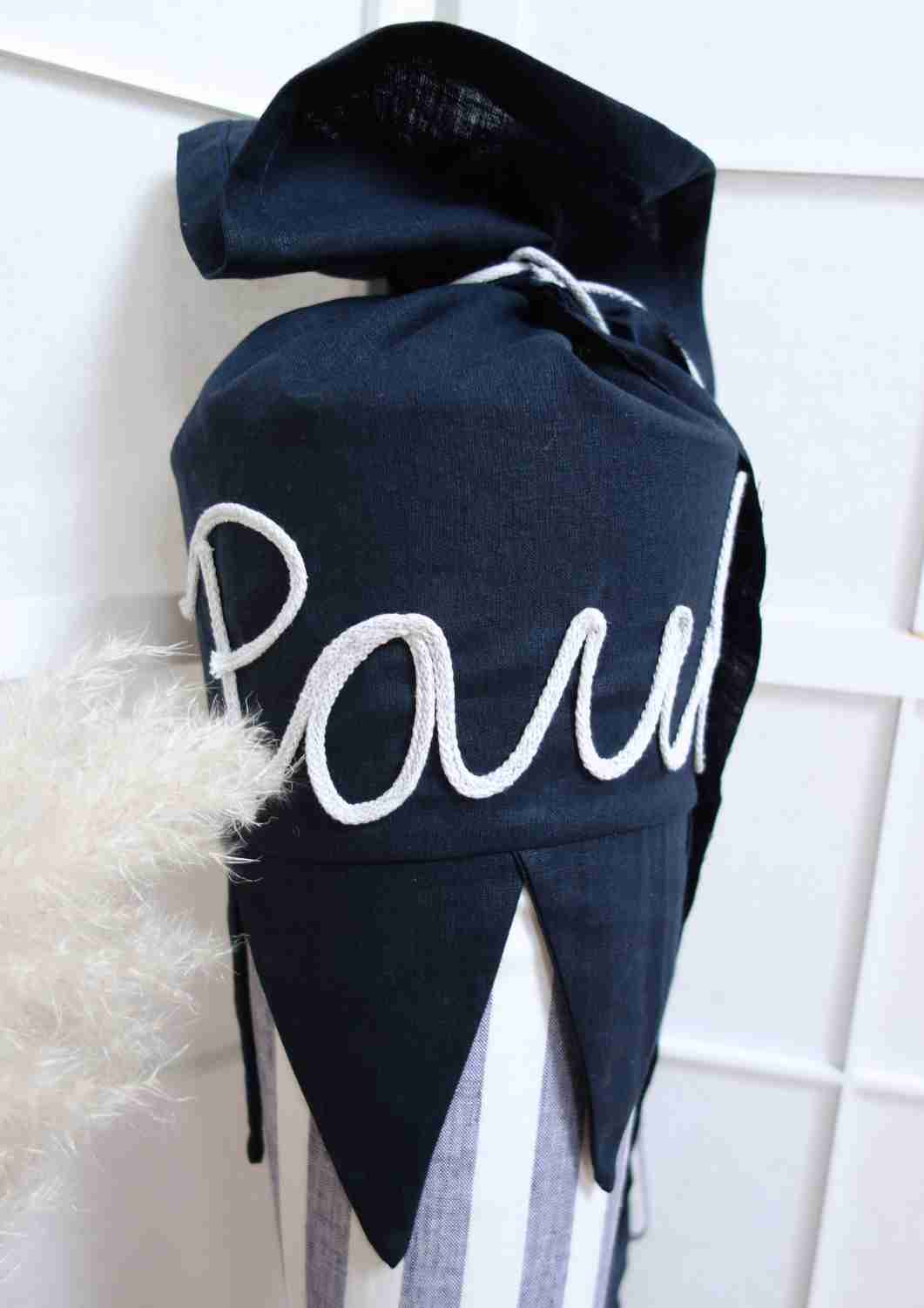 Schultüte aus Stoff mit Namen personalisierbar