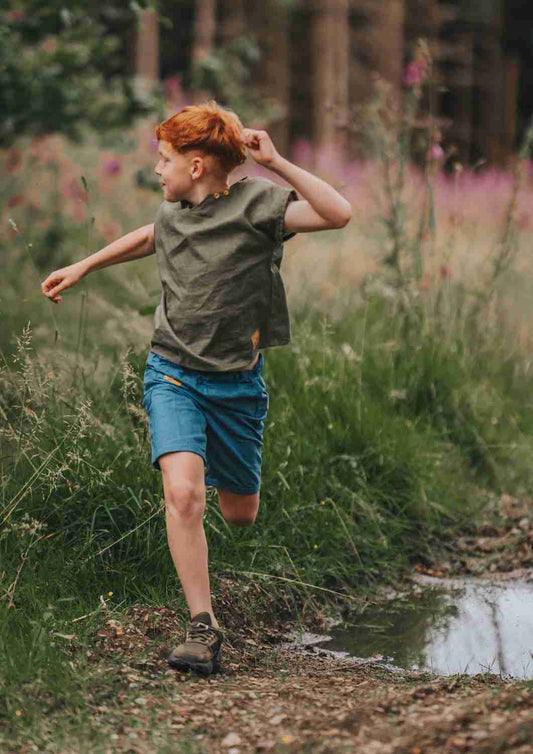Leinenshorts für Kinder "Ahorn"