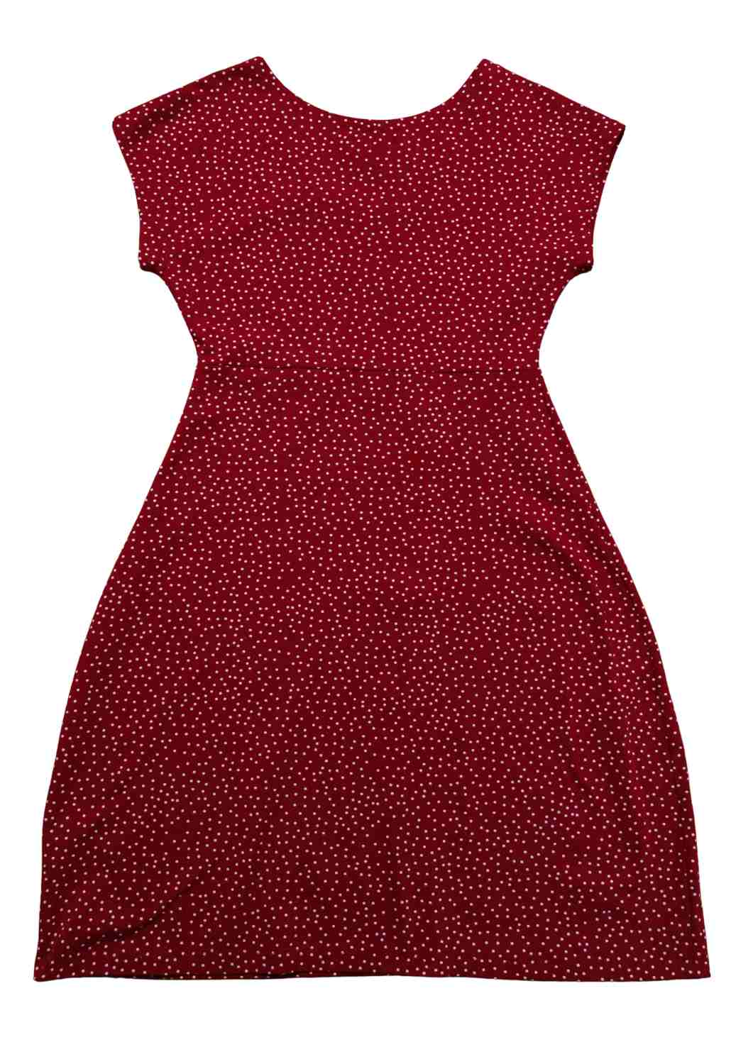versandbereit: Jerseykleid aus Baumwolle für Damen "Lilie", rot, S, M, L