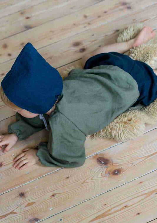 Leinenbloomers für Babys und Kleinkinder "Ginkgo"