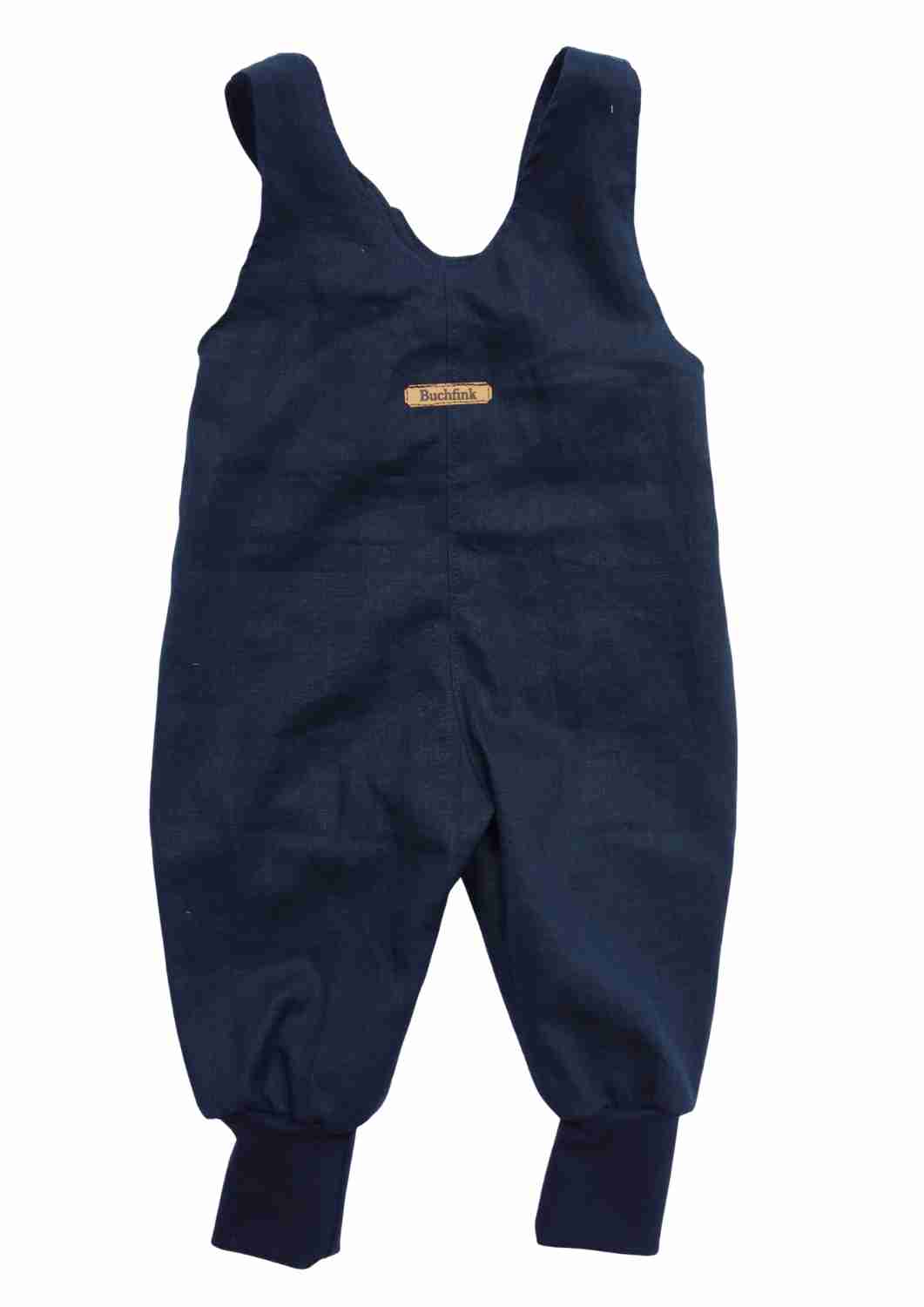 Leinenlatzhose für Kinder, mit Bündchen "Weide", Salopette