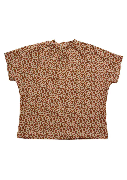 versandbereit: Oversize T-Shirt für Damen aus Jersey "Wiesenklee", Leo, L, XL
