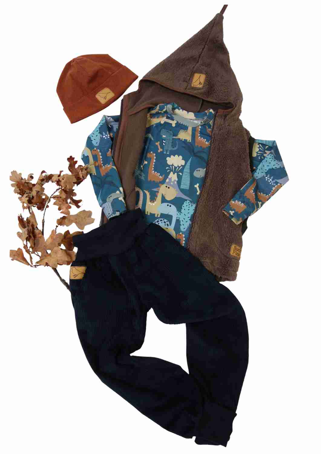 Teddyweste, grau Zip-In-Innenweste