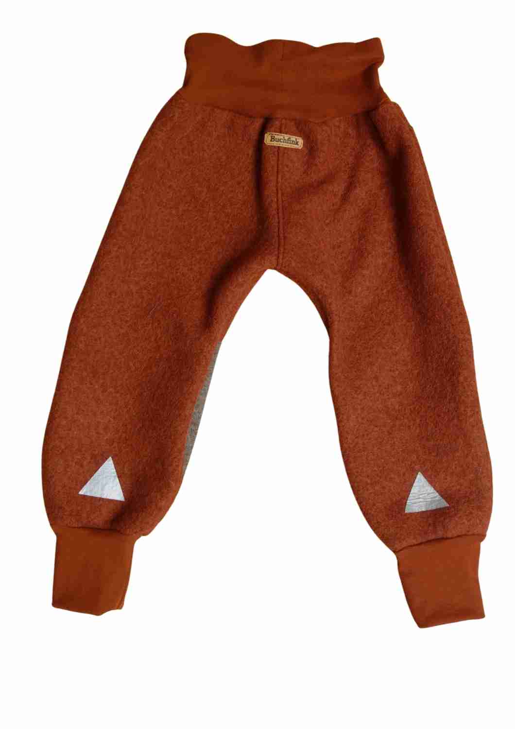 Walkhose "Buche" mit bestickten Kniepatches, kupfer