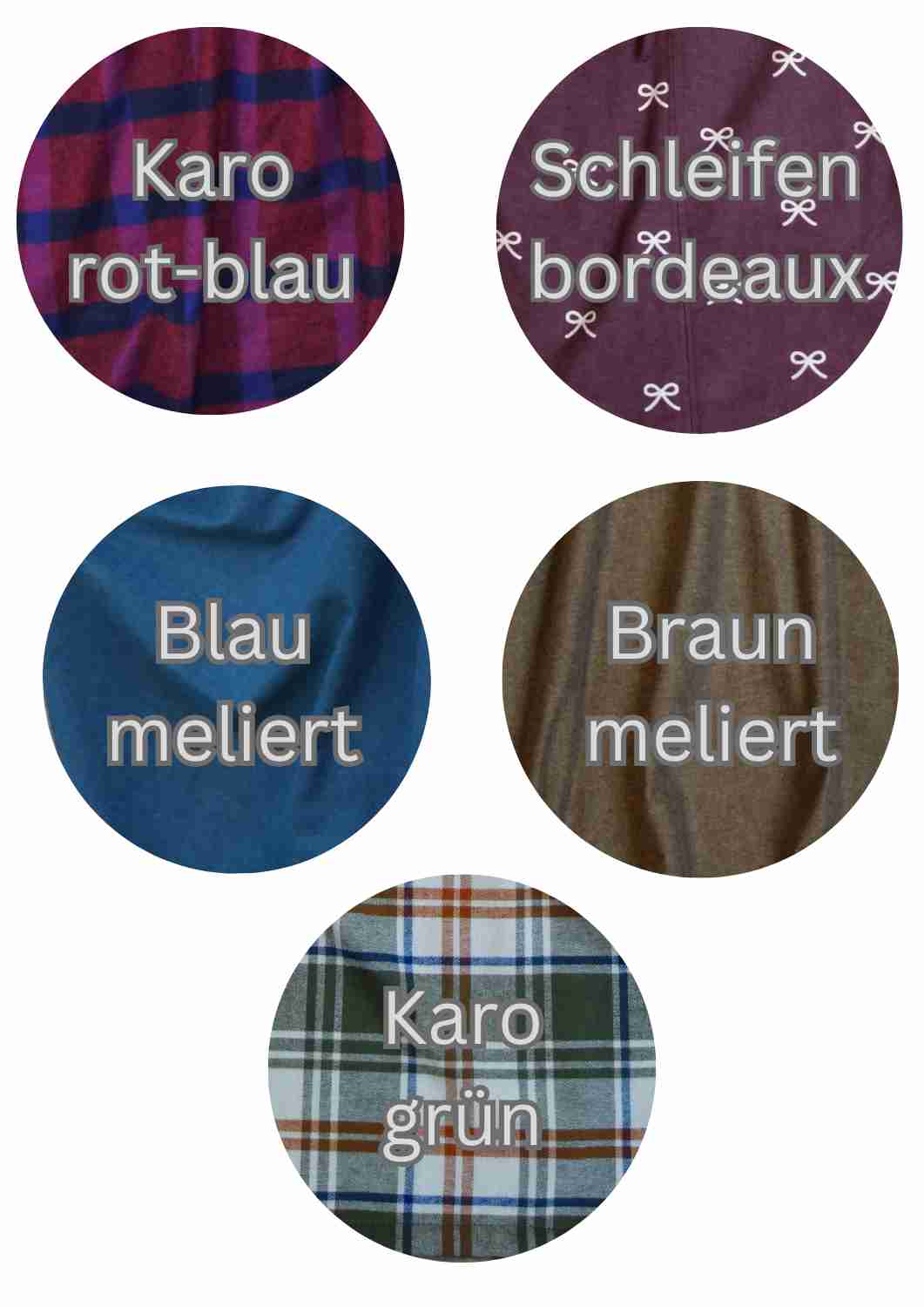 Flanellrock "Chrysantheme" für Damen, Baumwolle