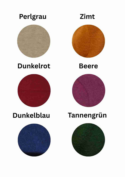 Zip-In Wollfleeceweste Herren "Springkraut" aus 100% Merinowolle, versch Farben