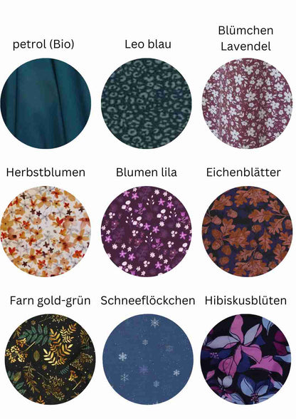 Midi-Rock aus Jersey für Damen "Butterblume", versch. Farben
