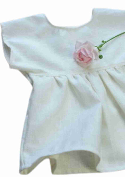 Leinentunika für Mädchen "Blauregen"