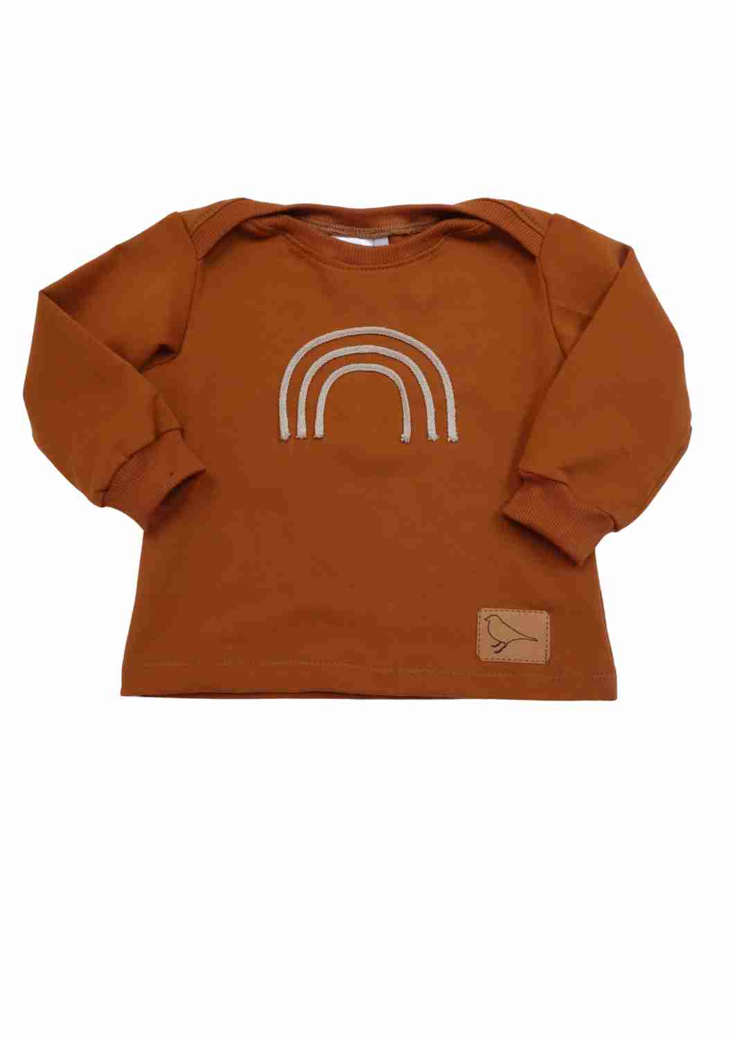 Bio-Pullover "Rittersporn", cognac
