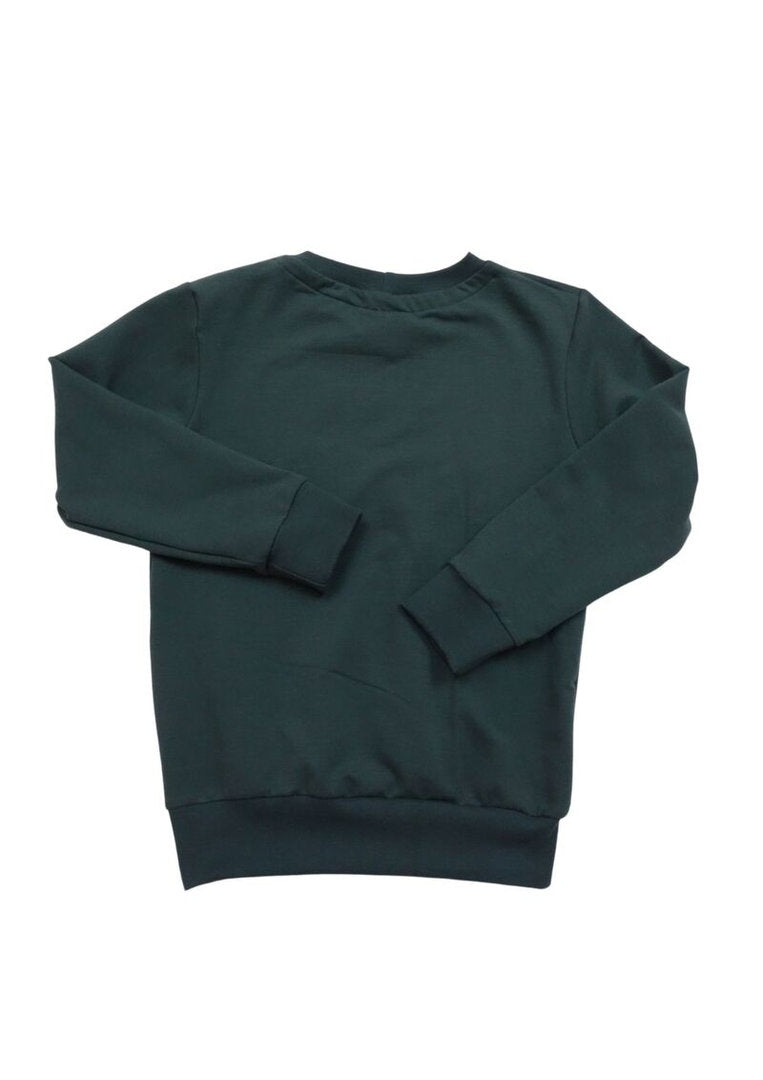 Bio-Pullover "Rittersporn", dunkelgrün