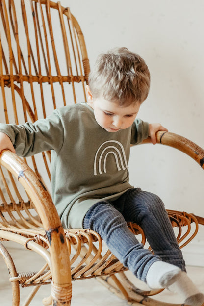 Bio-Pullover "Rittersporn", dunkelgrün