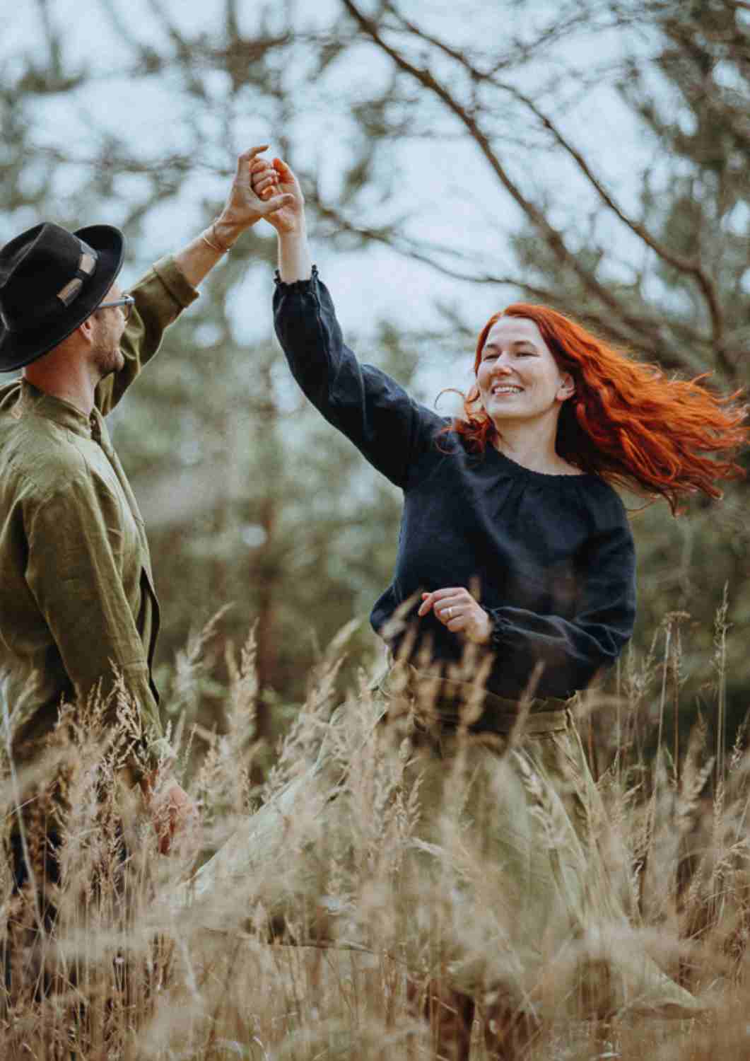 Leinenbluse "Kamille" für Damen