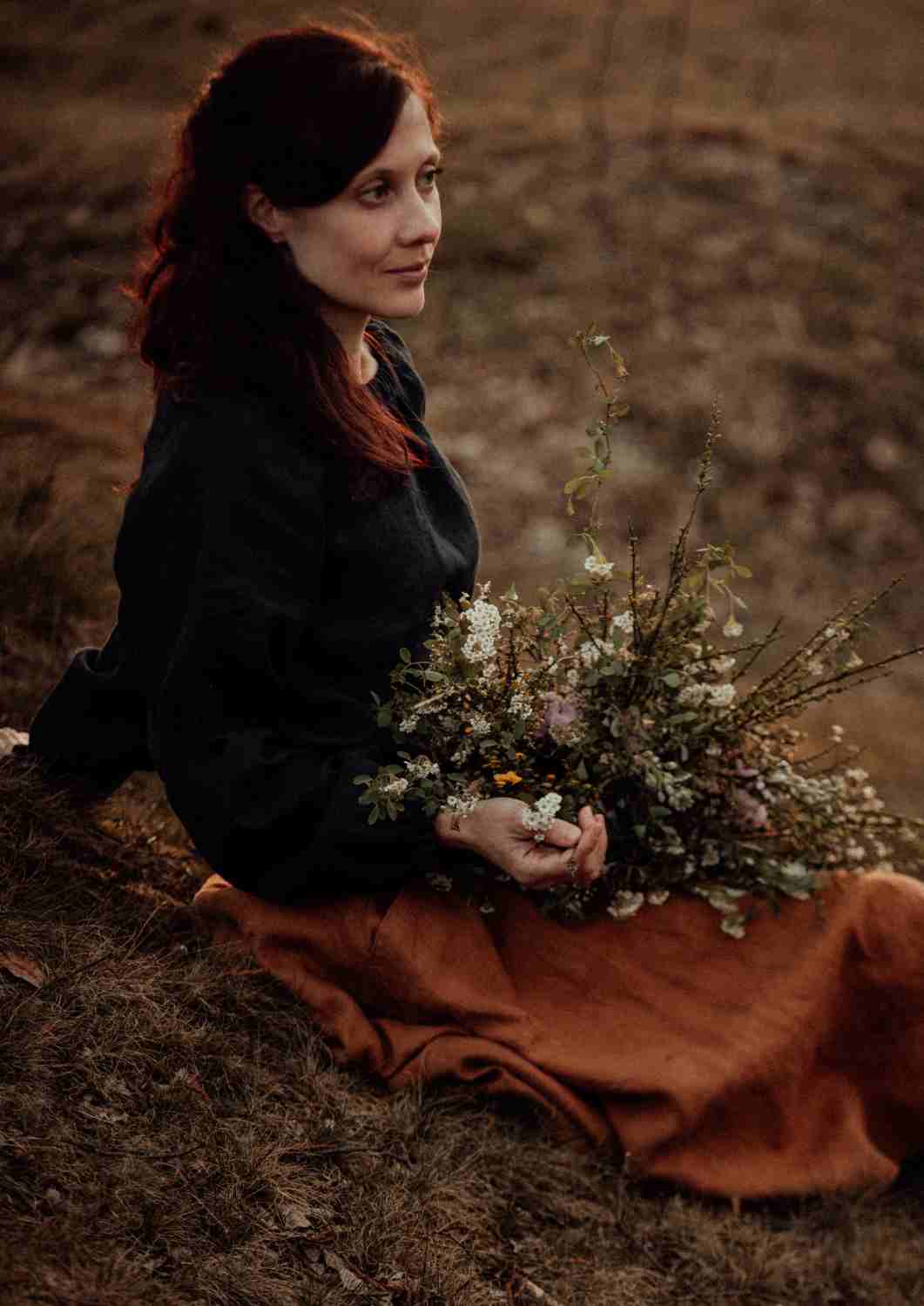 Leinenbluse "Kamille" für Damen