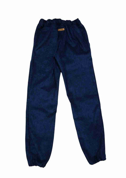 Bio-Cordhose  mit Tunnelzug "Ulme", dunkelblau