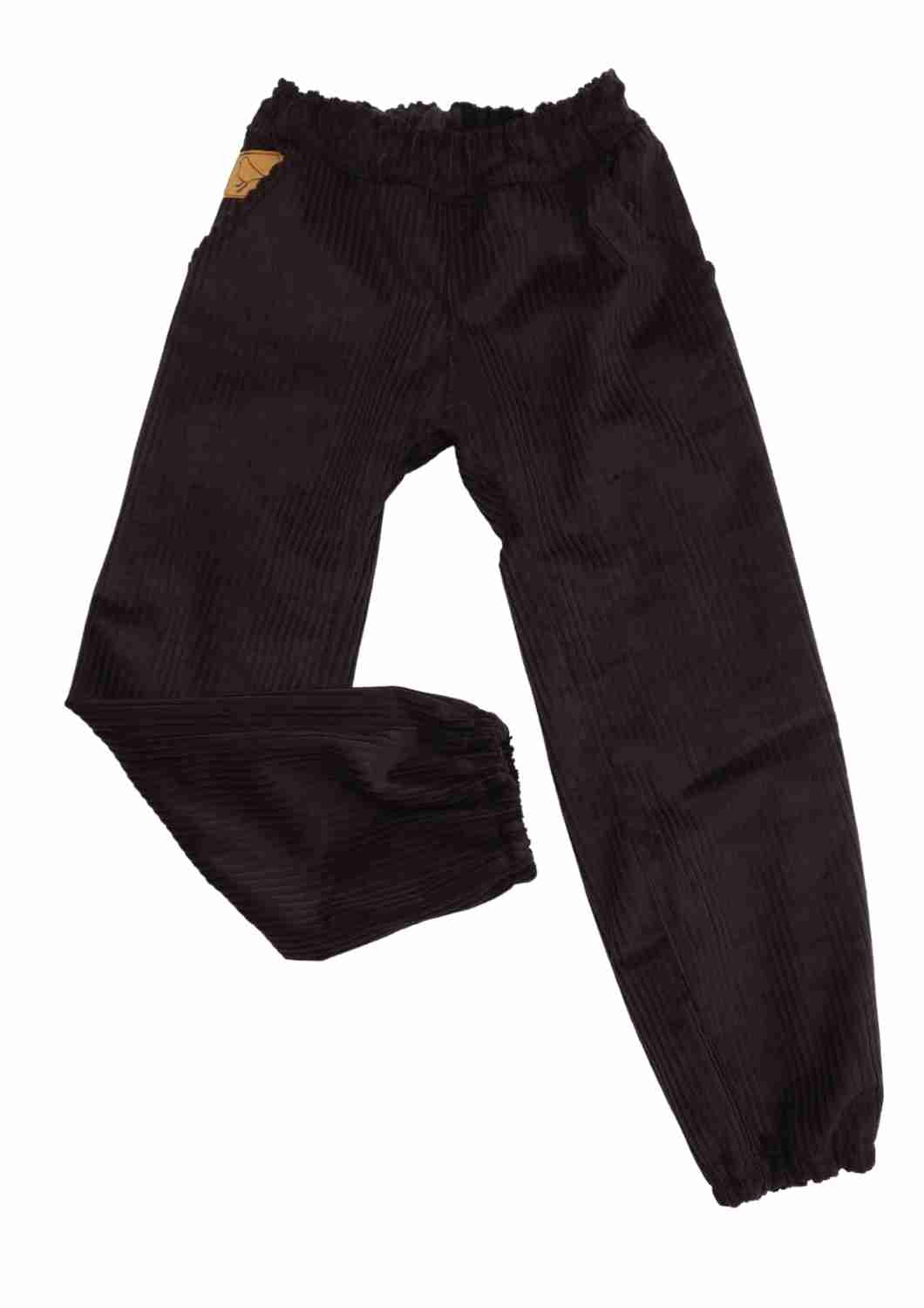 Bio-Cordhose  mit Tunnelzug "Ulme", dunkelbraun