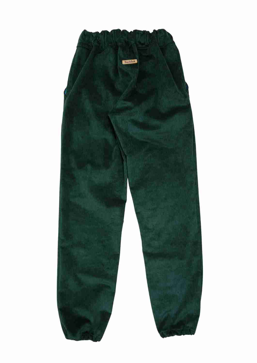Bio-Cordhose  mit Tunnelzug "Ulme", dunkelgrün