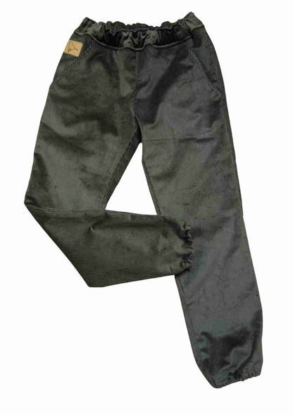 Bio-Cordhose  mit Tunnelzug "Ulme", khaki
