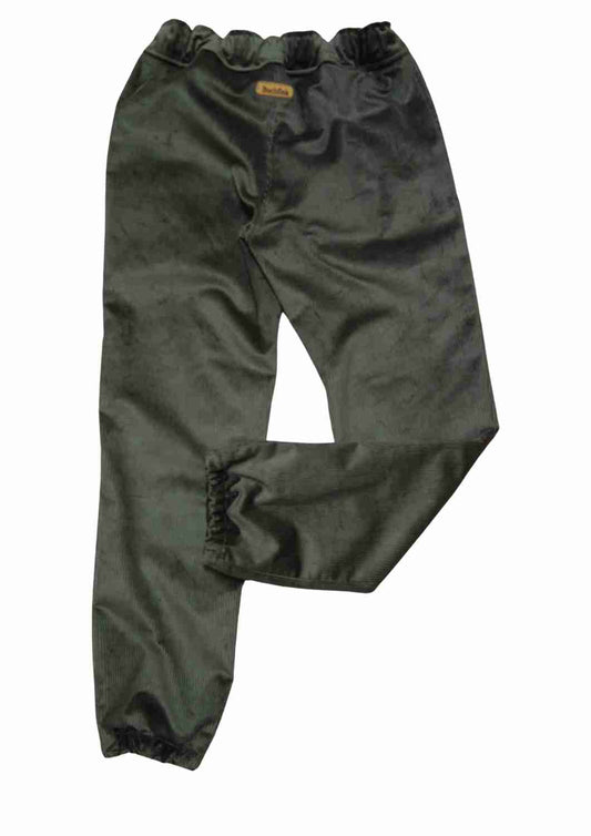 Bio-Cordhose  mit Tunnelzug "Ulme", khaki
