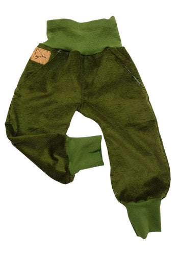 versandbereit Pumphose aus Cord "Kastanie", olive, 74 bis 104