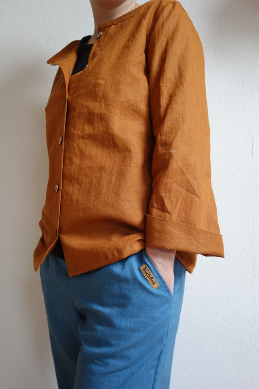 Leinenhemd "Oregano" für Damen