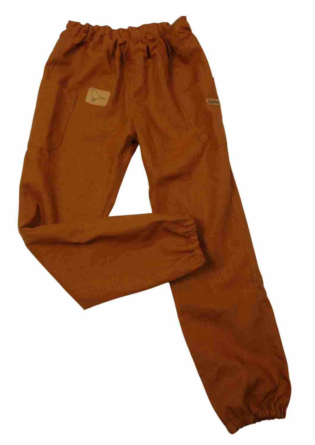 Leinenhose für Kinder, mit Taschen, "Birke"