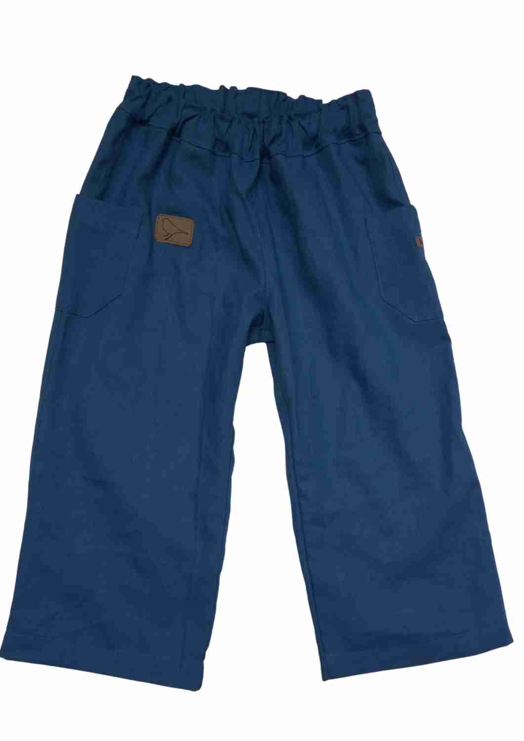 3/4 Leinenhose für Kinder "Walnuss"