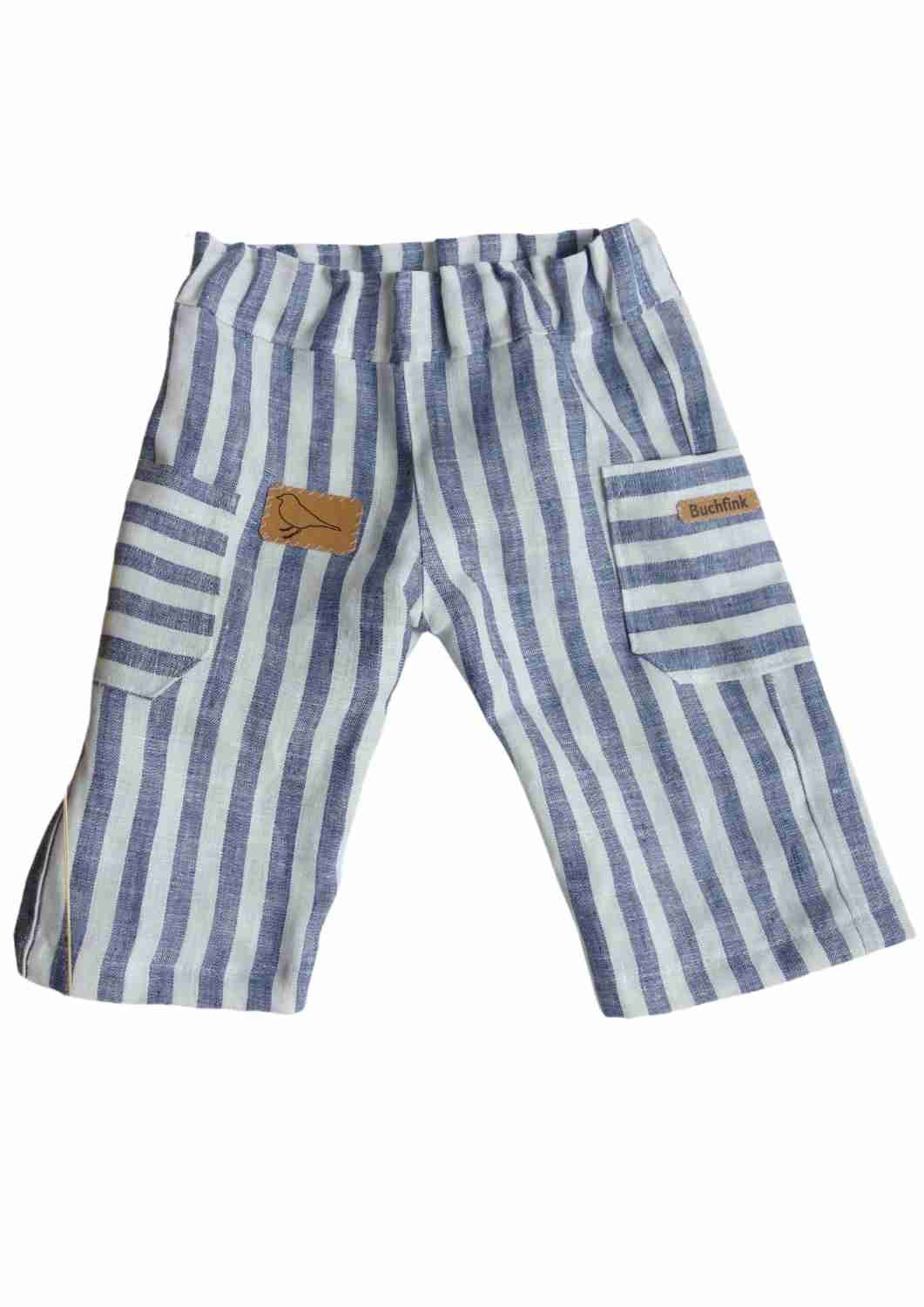 3/4 Leinenhose für Kinder "Walnuss"