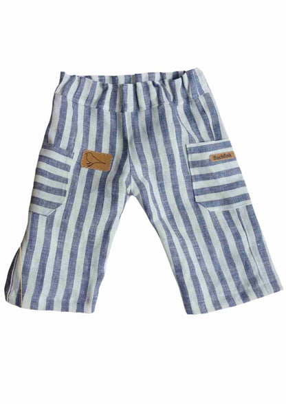 3/4 Leinenhose für Kinder "Walnuss"