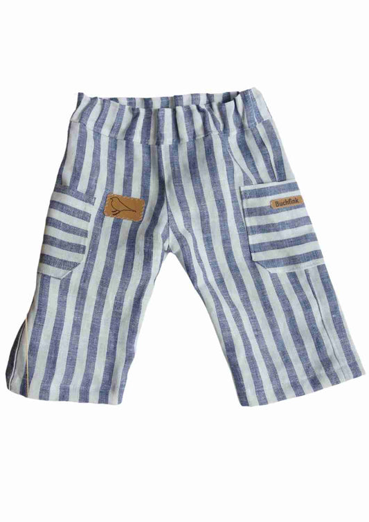 3/4 Leinenhose für Kinder "Walnuss"