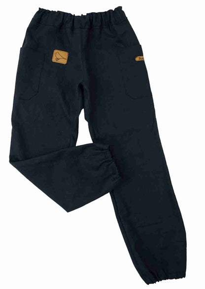 Leinenhose für Kinder, mit Taschen, "Birke"