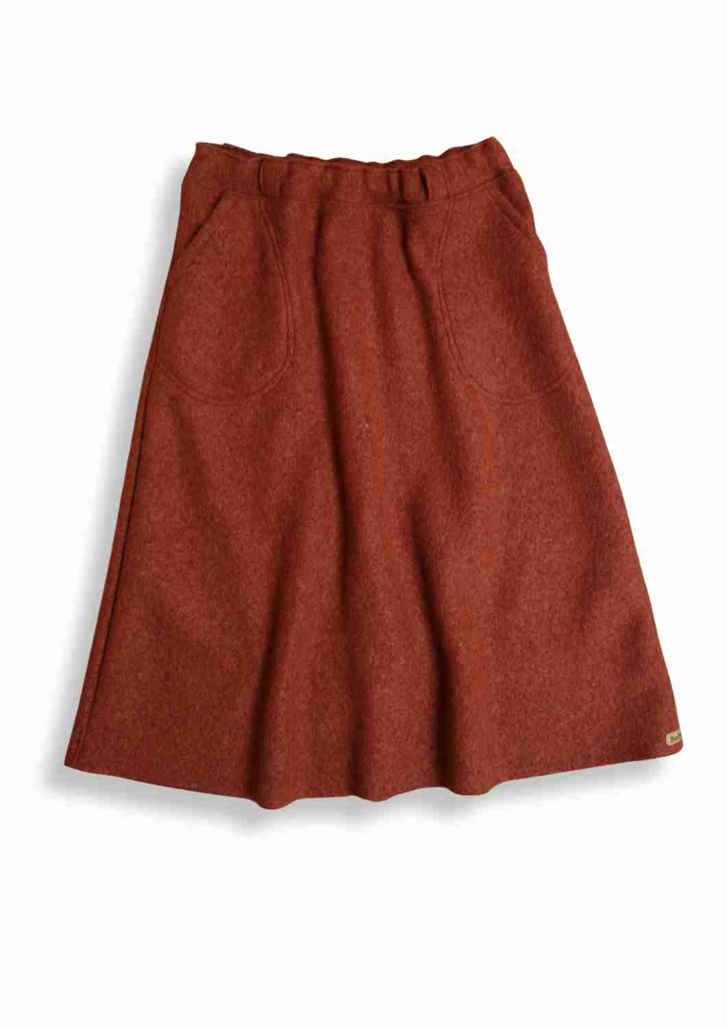 Langer Wollrock für Damen "Eisenhut"