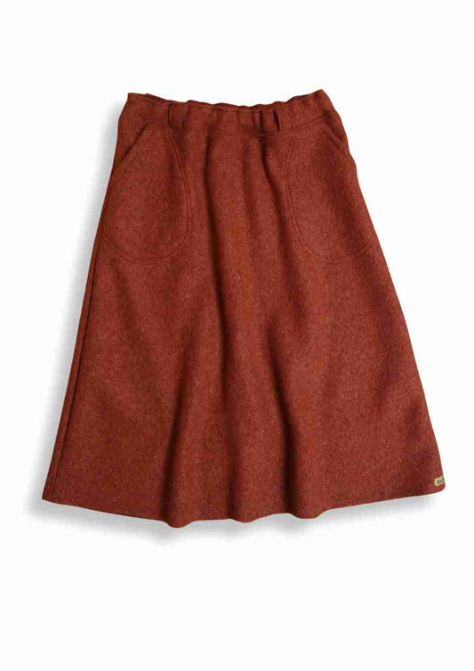 Langer Wollrock für Damen "Eisenhut"