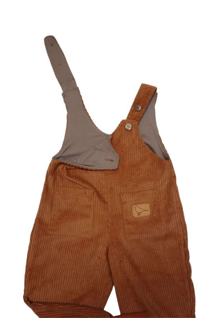 Latzhose aus Cord mit Bündchen "Weide"
