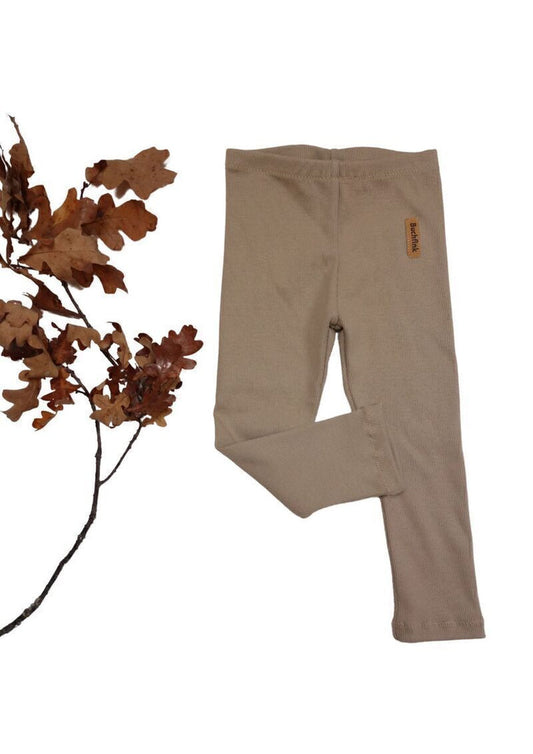 Leggings "Erle" aus Bio Ribb-Jersey, düne