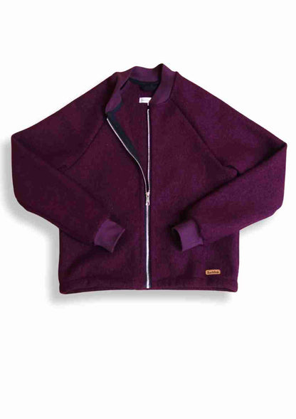Wollblouson für Damen "Heiderose", mit Reißverschluss