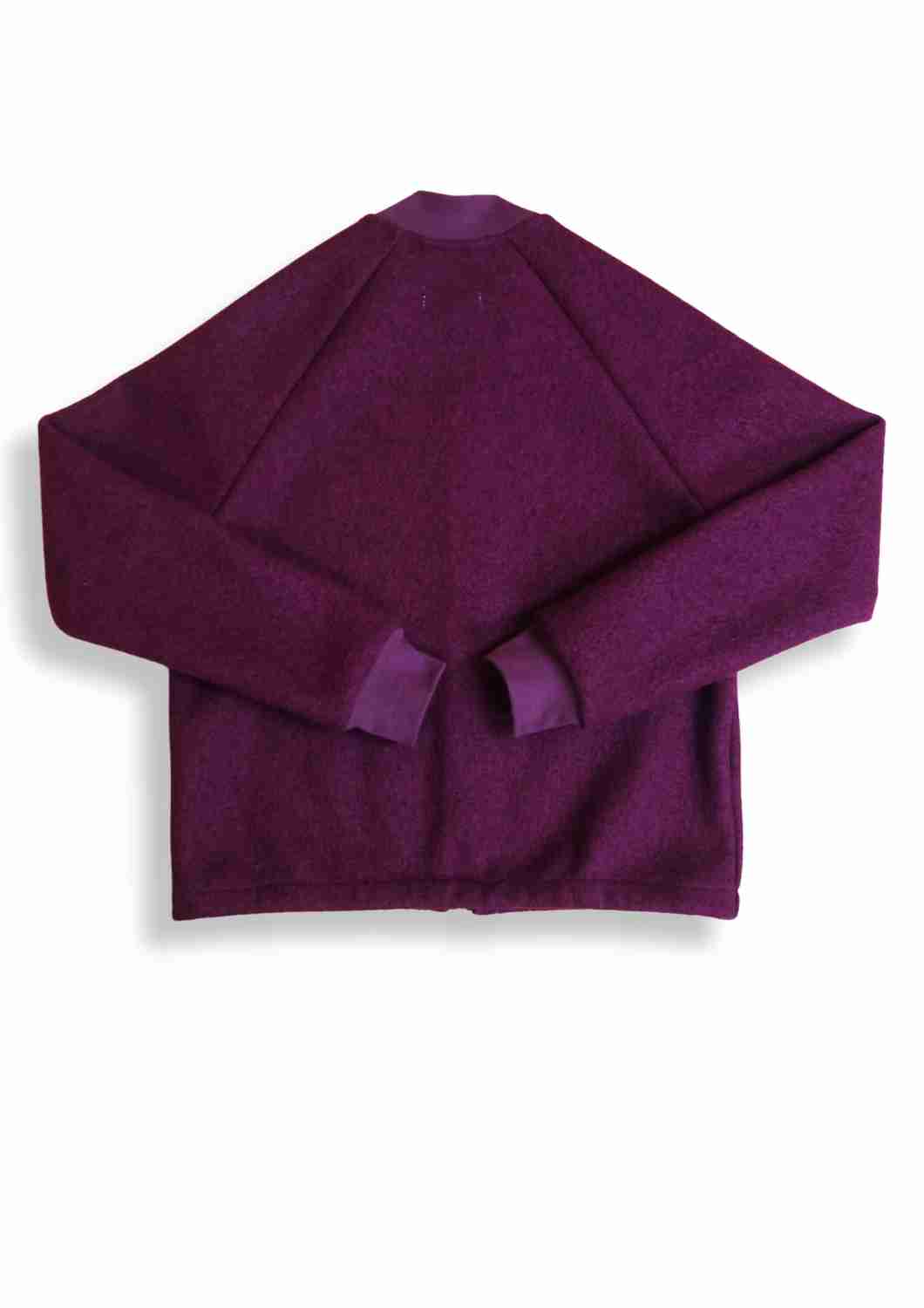 Wollblouson für Damen "Heiderose", mit Reißverschluss