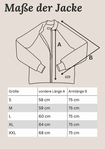 Wollblouson für Damen "Heiderose", mit Reißverschluss